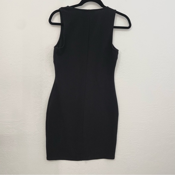 Hausof Pixie- black body con mini with silver ring chain- vintage 60s vibe- L - Picture 12 of 14